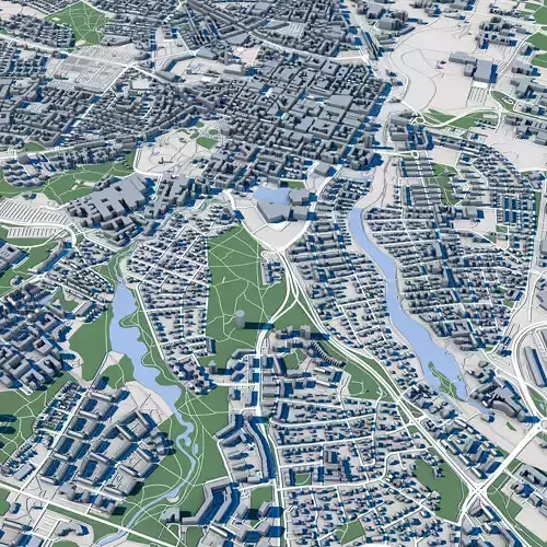 Linkoping City Sweden 3D model