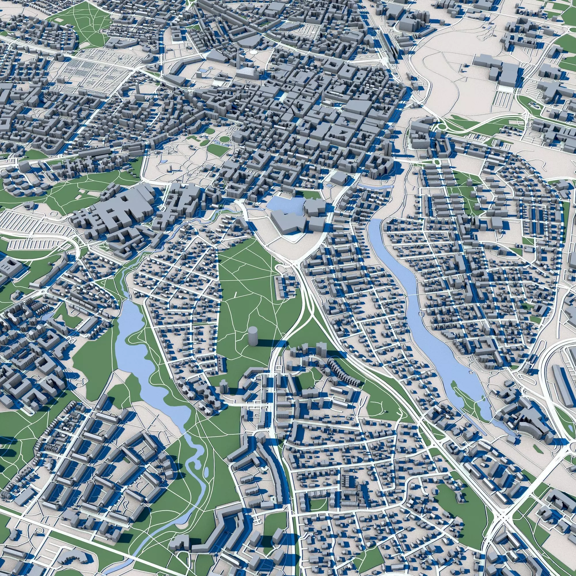 Linkoping City Sweden 3D model_0
