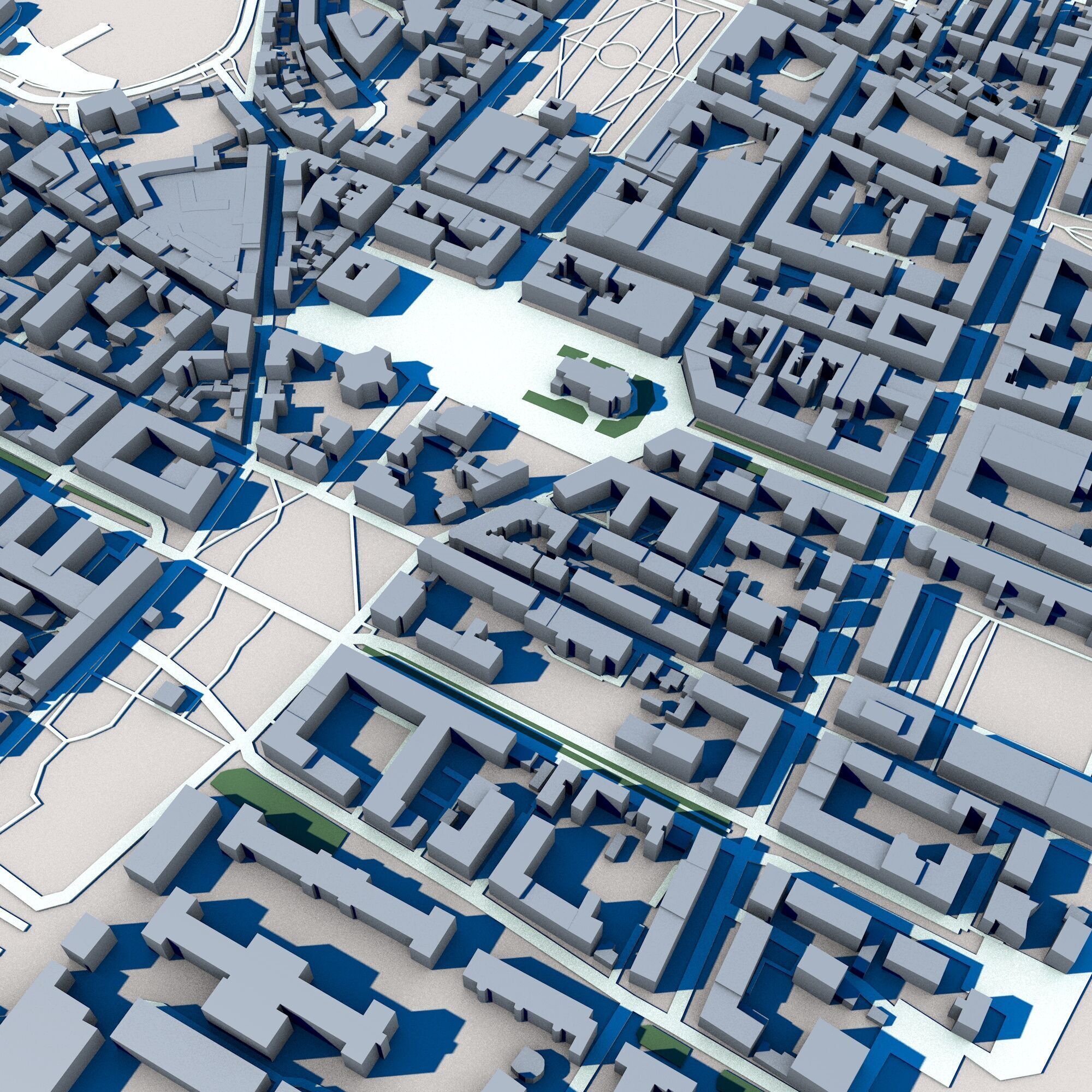 Karlskrona City Sweden 3D model_4