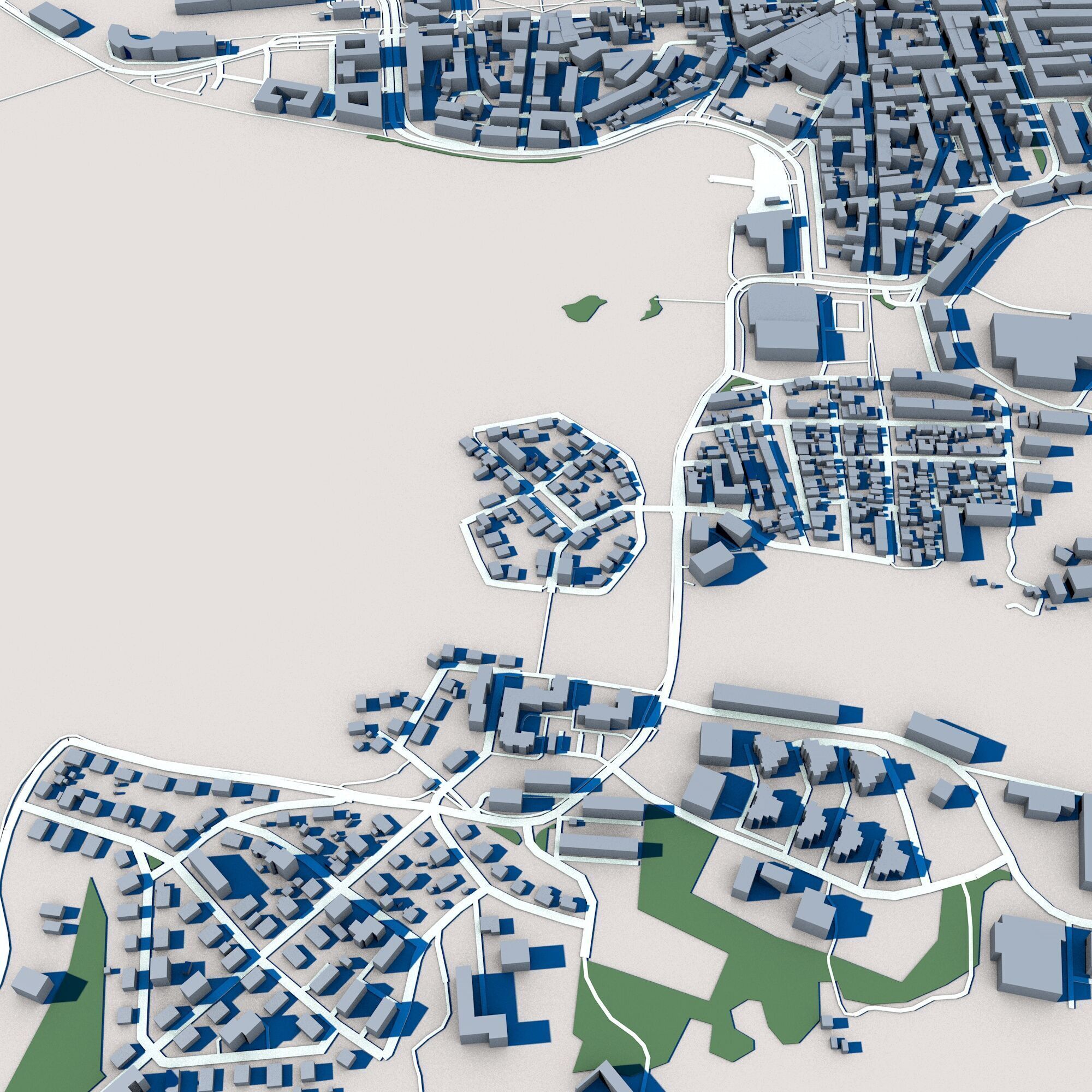 Karlskrona City Sweden 3D model_7