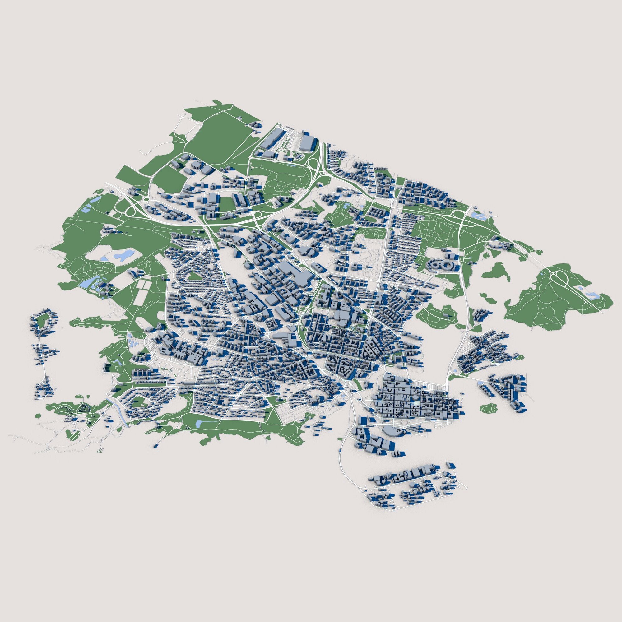 Kalmar City Sweden 3D model_1