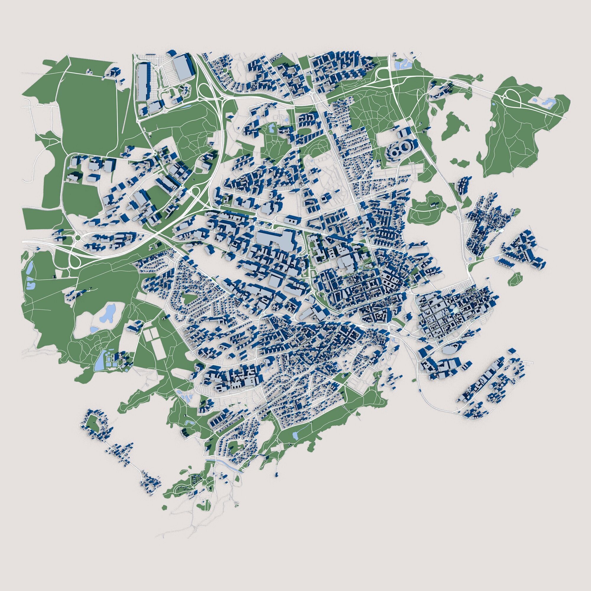 Kalmar City Sweden 3D model_2