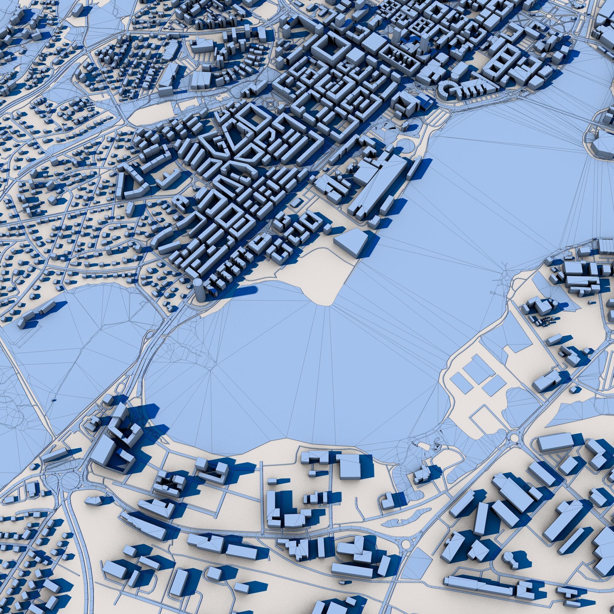 Jonkoping City in Sweden 3D model_9