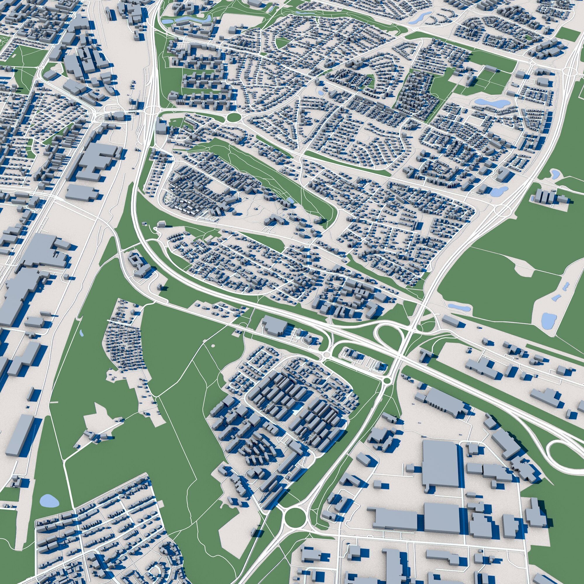 Helsingborg City Sweden 3D model_4