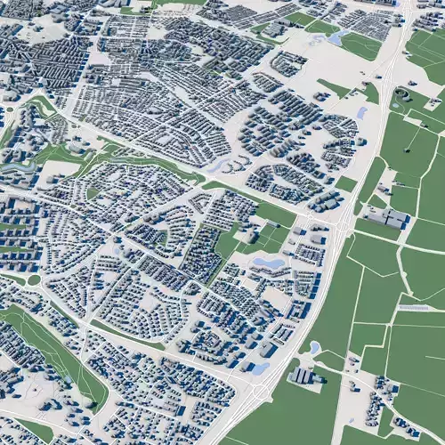 Helsingborg City Sweden 3D model