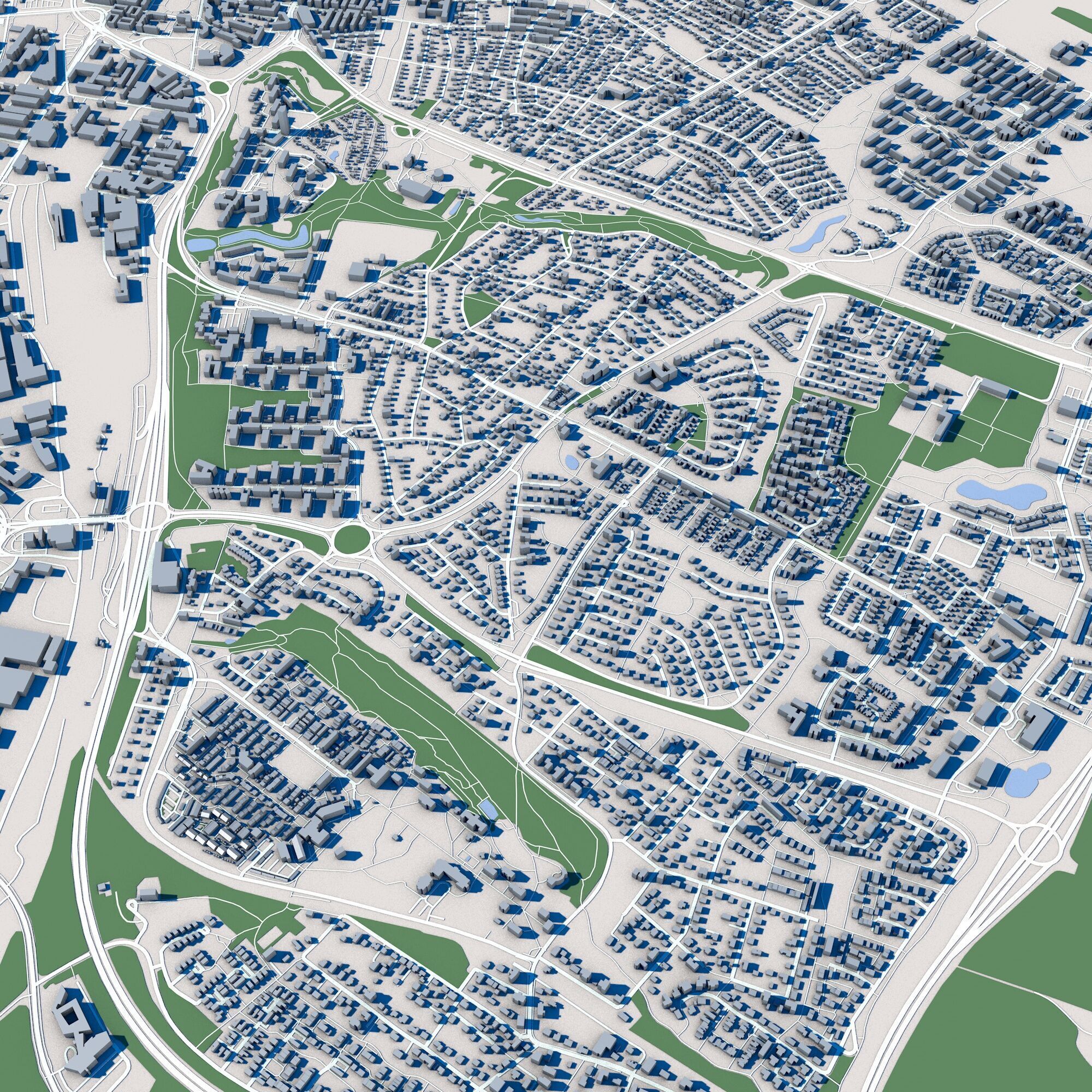Helsingborg City Sweden 3D model_5