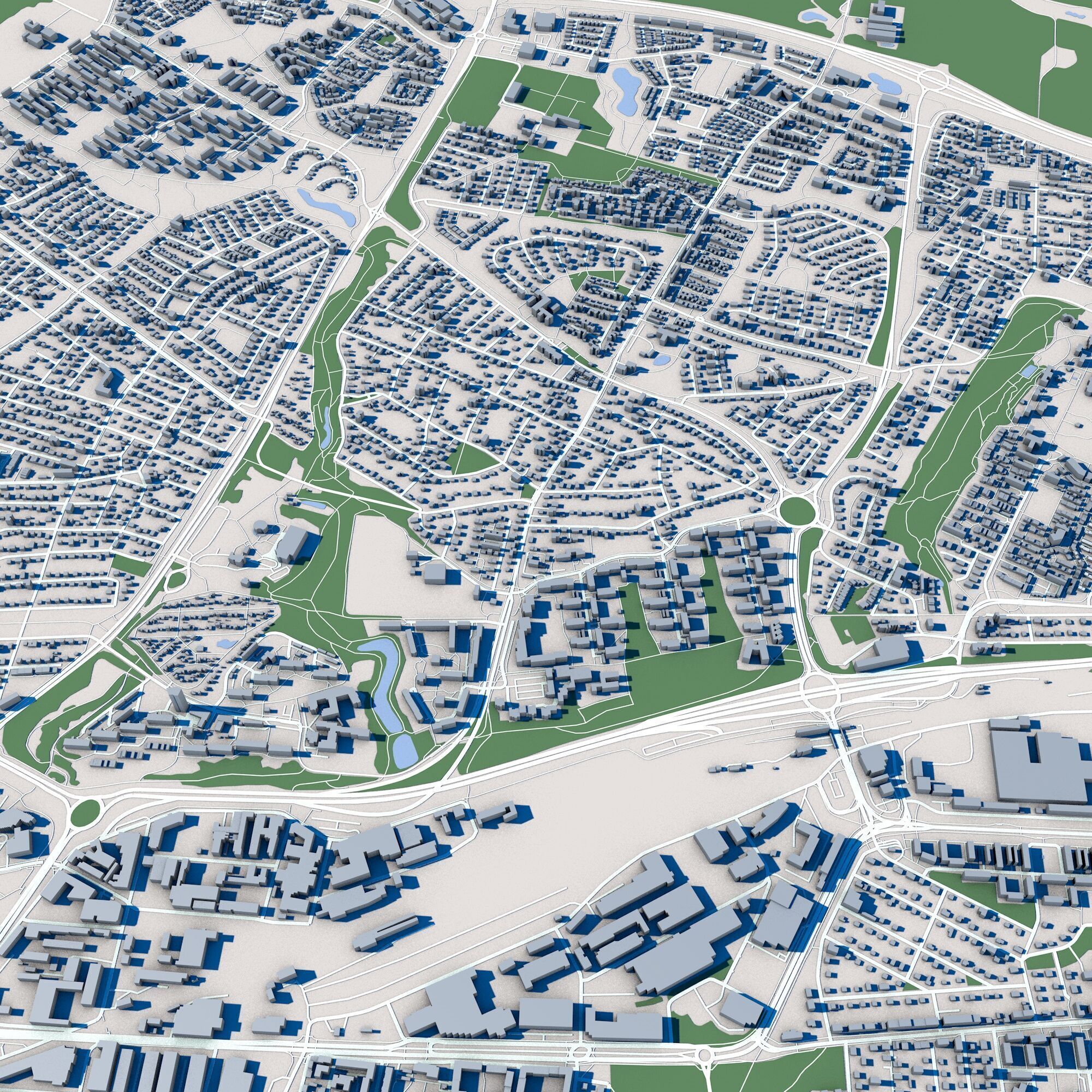 Helsingborg City Sweden 3D model_7