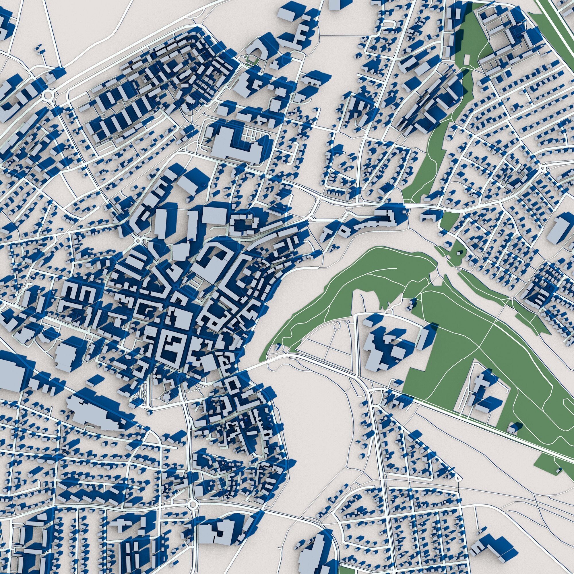 Falkenberg City Sweden 3D model_3