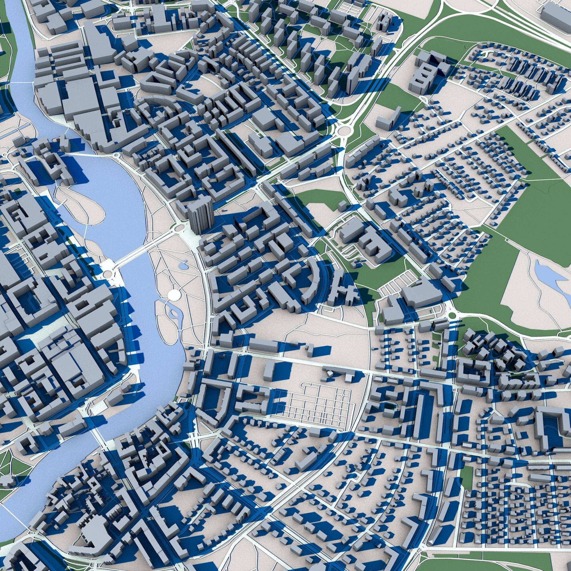 Eskilstuna City Sweden 3D model_4