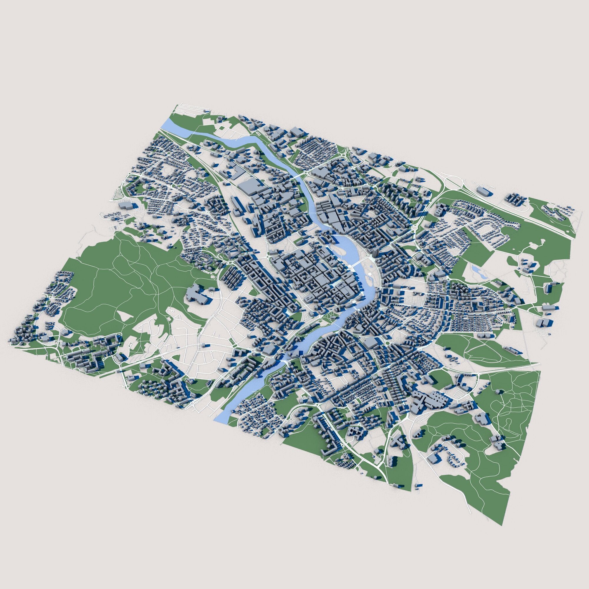 Eskilstuna City Sweden 3D model_1