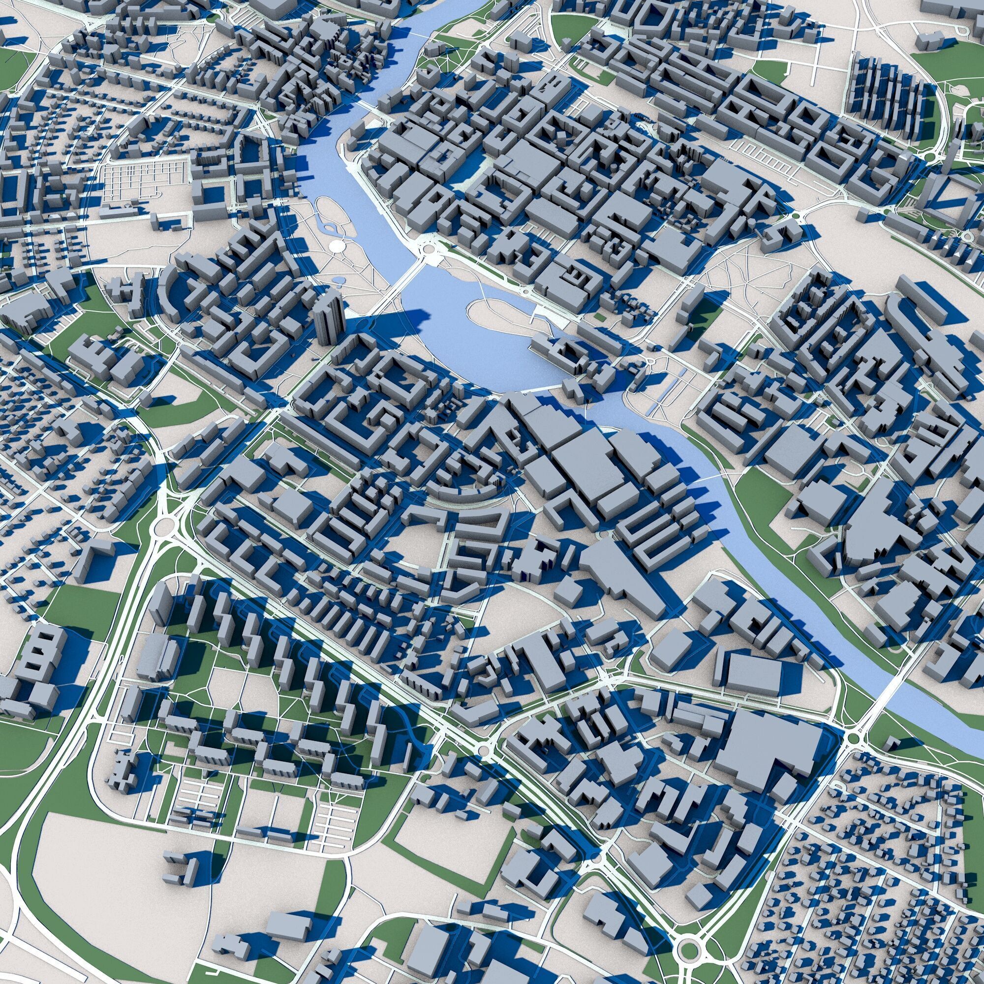Eskilstuna City Sweden 3D model_8