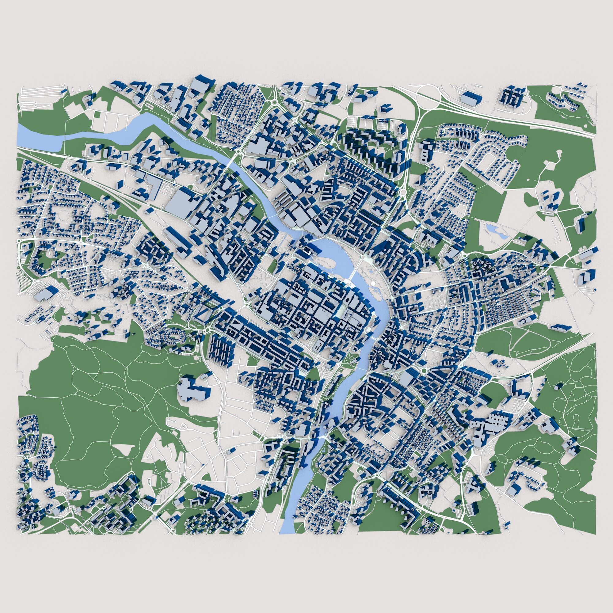 Eskilstuna City Sweden 3D model_2