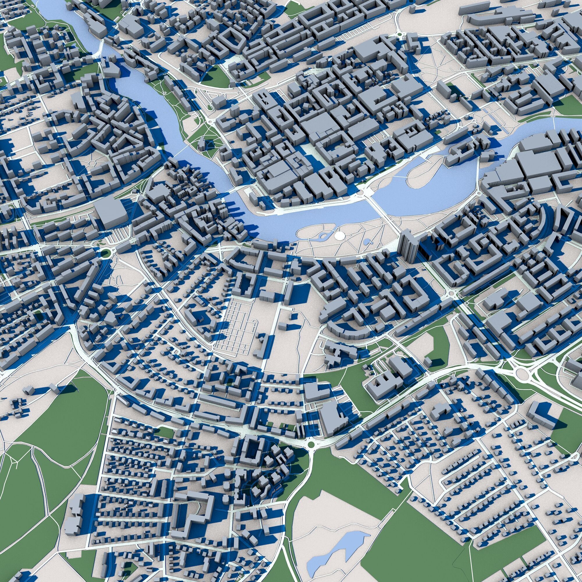 Eskilstuna City Sweden 3D model_9