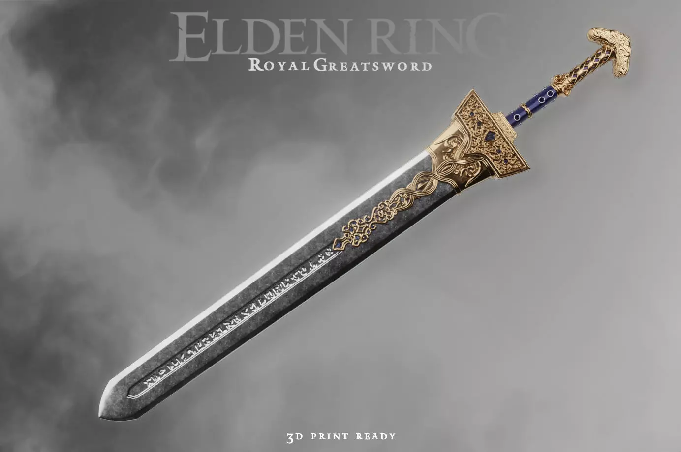 Elden Ring - Royal Greatsword 3D print model