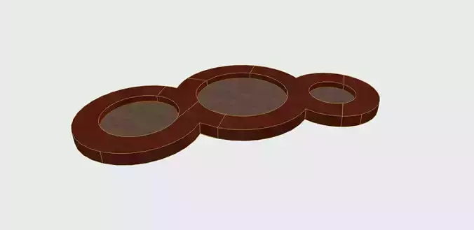 Outdoor garden or public open space bench