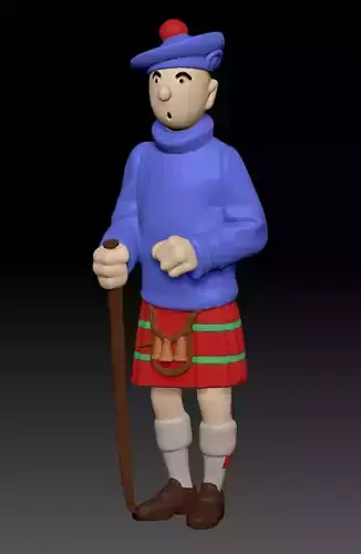 Tintin adventure ready to 3D print and DIY