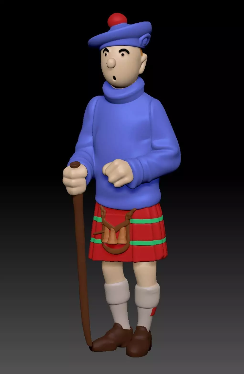 Tintin adventure ready to 3D print and DIY 3D print model