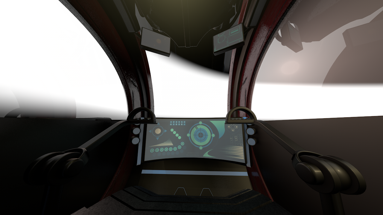 Robot 02 with Cockpit  Free 3D model_12