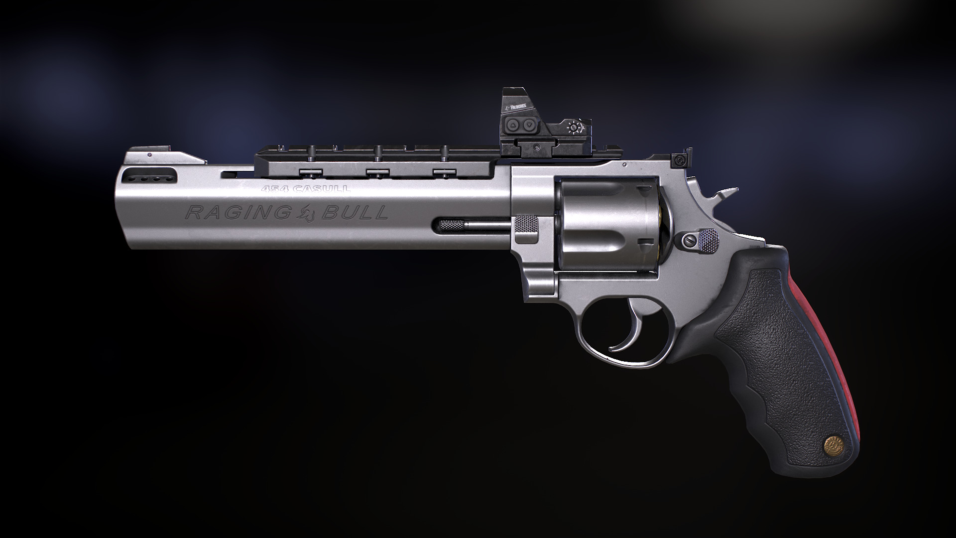 Taurus Raging Bull 454 Casull Low-poly 3D model_10