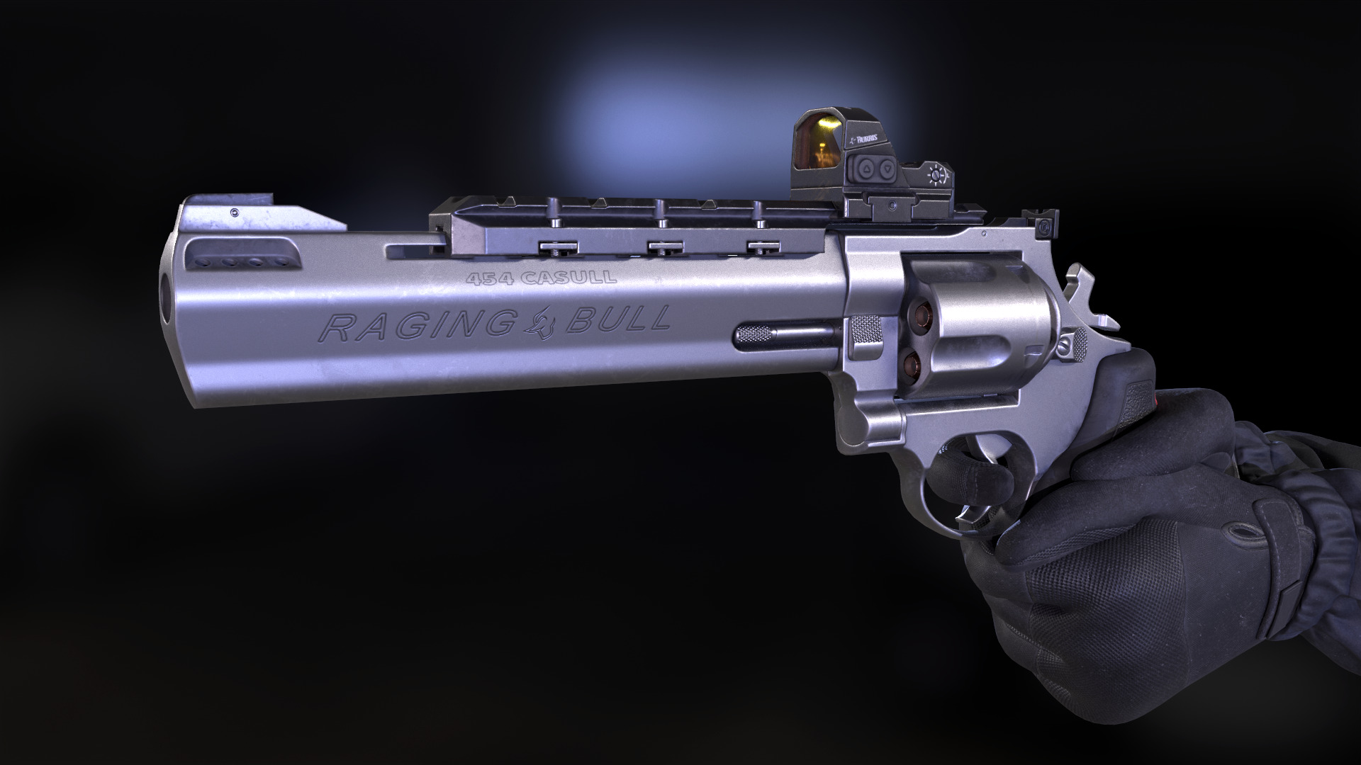 Taurus Raging Bull 454 Casull Low-poly 3D model_12