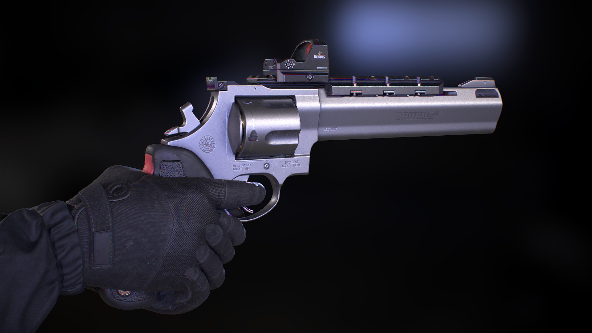 Taurus Raging Bull 454 Casull Low-poly 3D model_11
