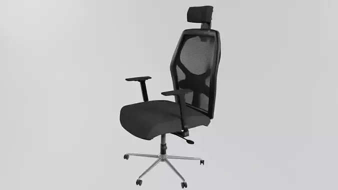 Chair Low Poly UV Mapped Game Ready Updated Version