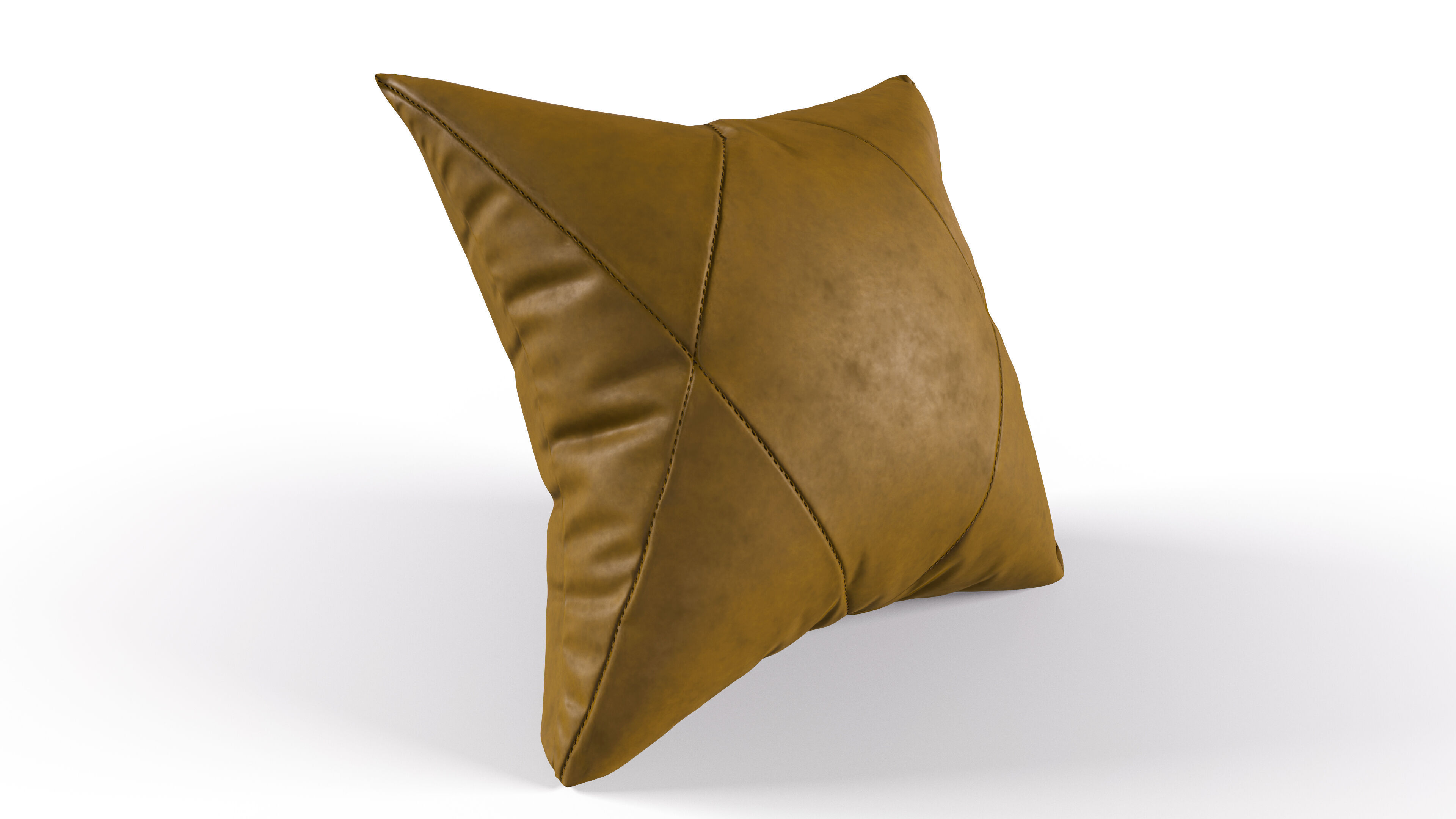 Classic Pillows Set Low-poly 3D model_7