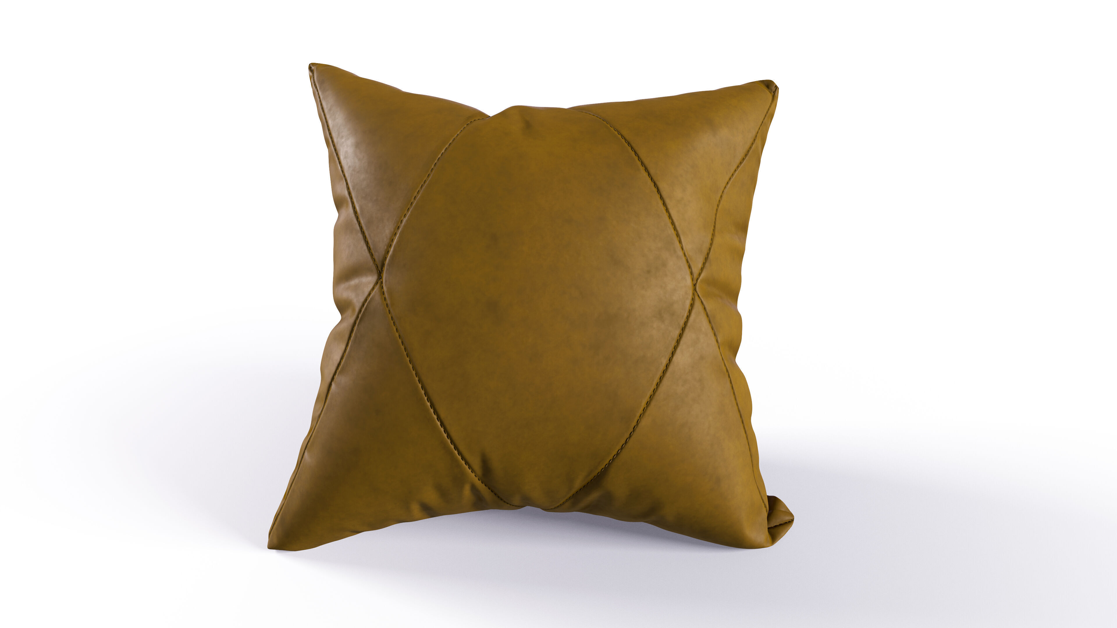 Classic Pillows Set Low-poly 3D model_8