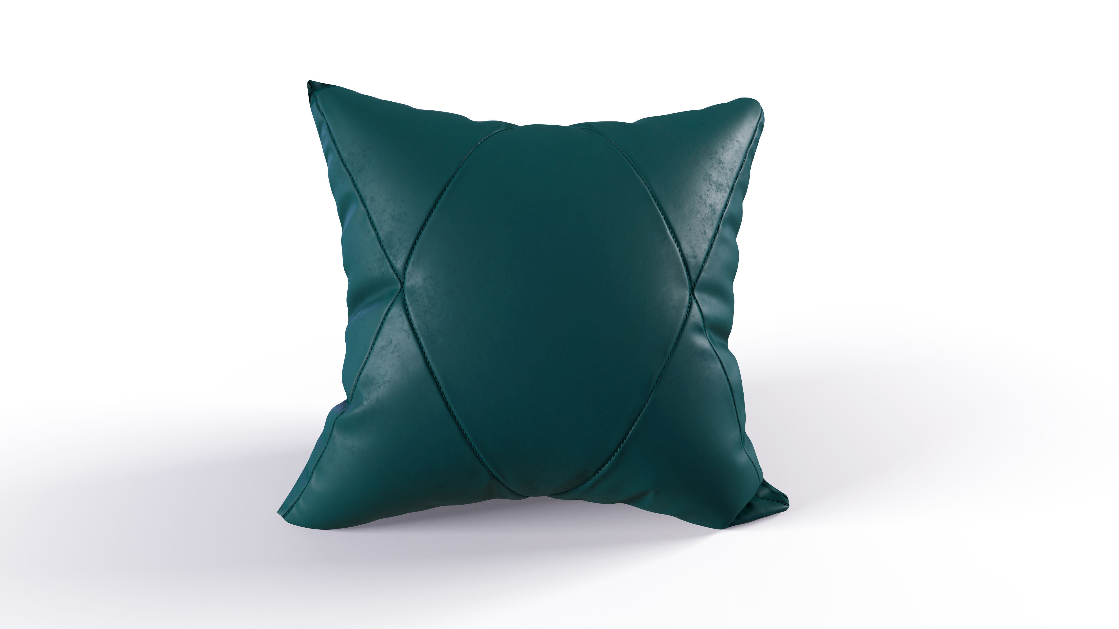 Classic Pillows Set Low-poly 3D model_5
