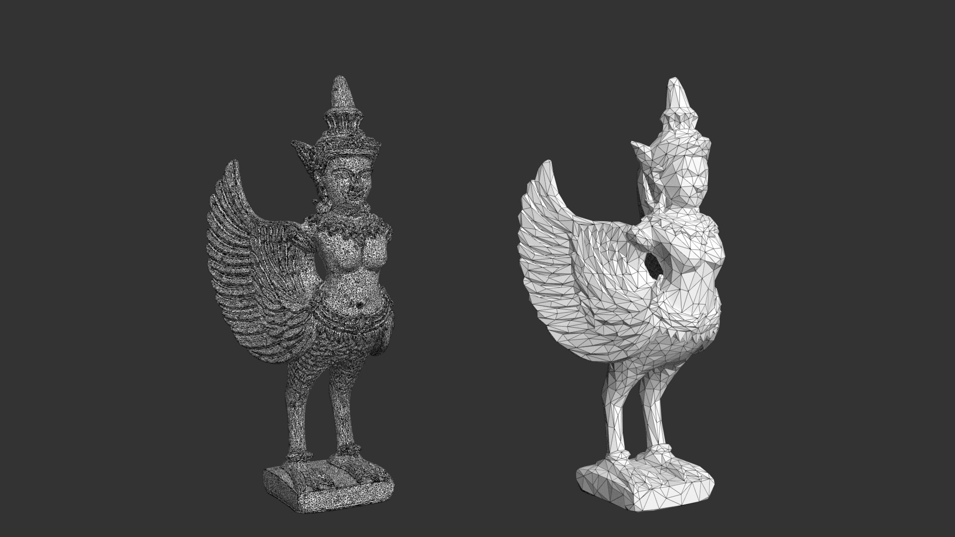 Ancient Khmer Statues -250522 3D Model Collection_4