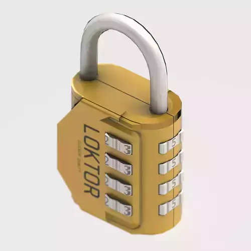 4 Digit Combination Padlock