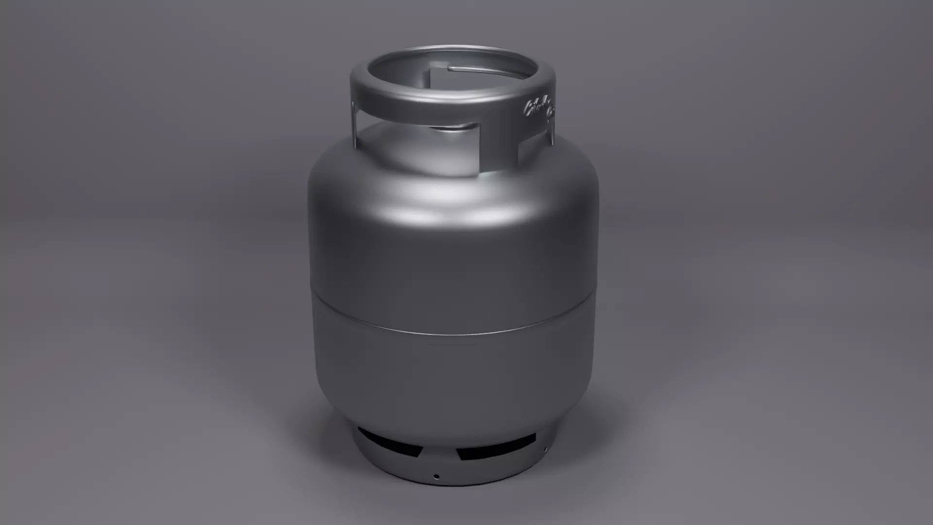 Gas cilinder 3D model_0