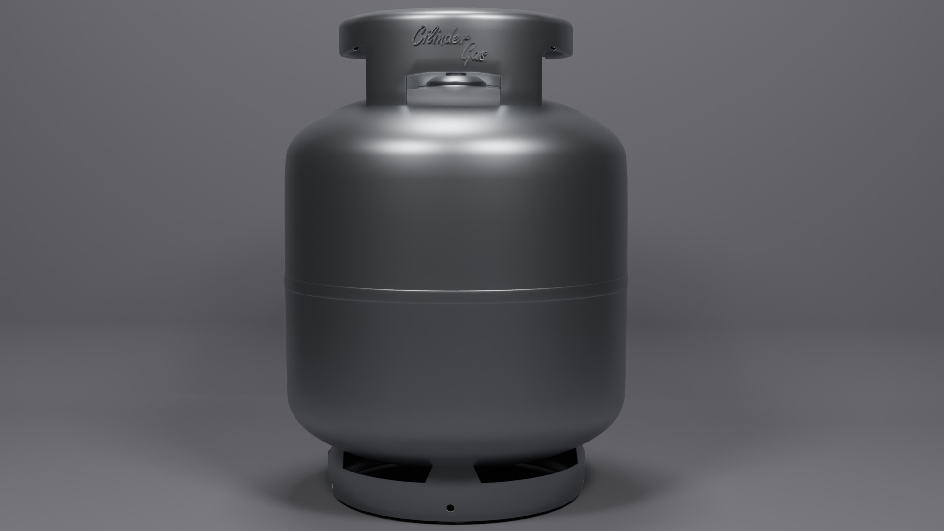Gas cilinder 3D model_2