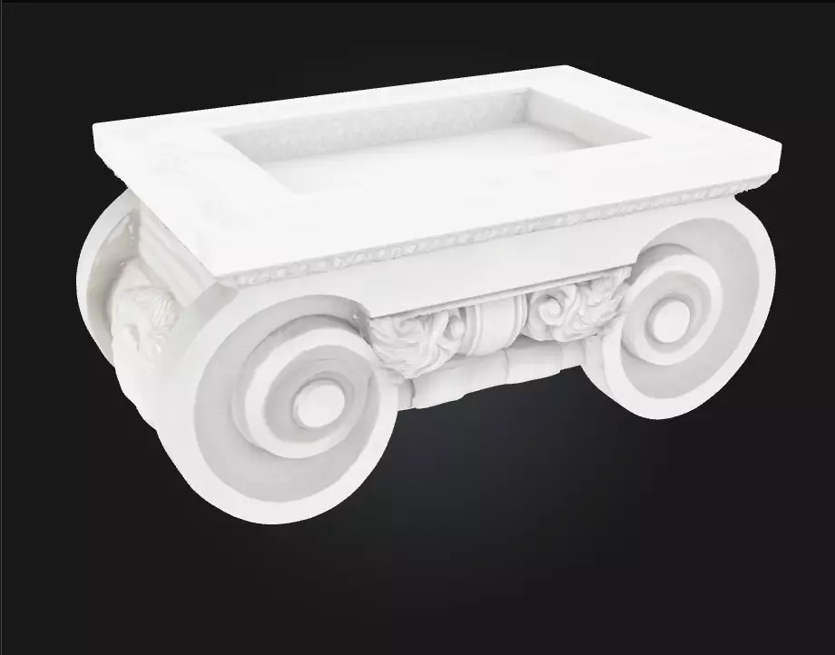 Ionian Bench Classical Elegance in Everyday Design 3D model_0