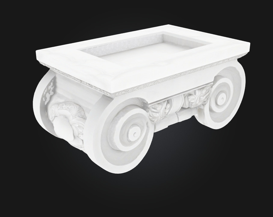 Ionian Bench Classical Elegance in Everyday Design 3D model_4