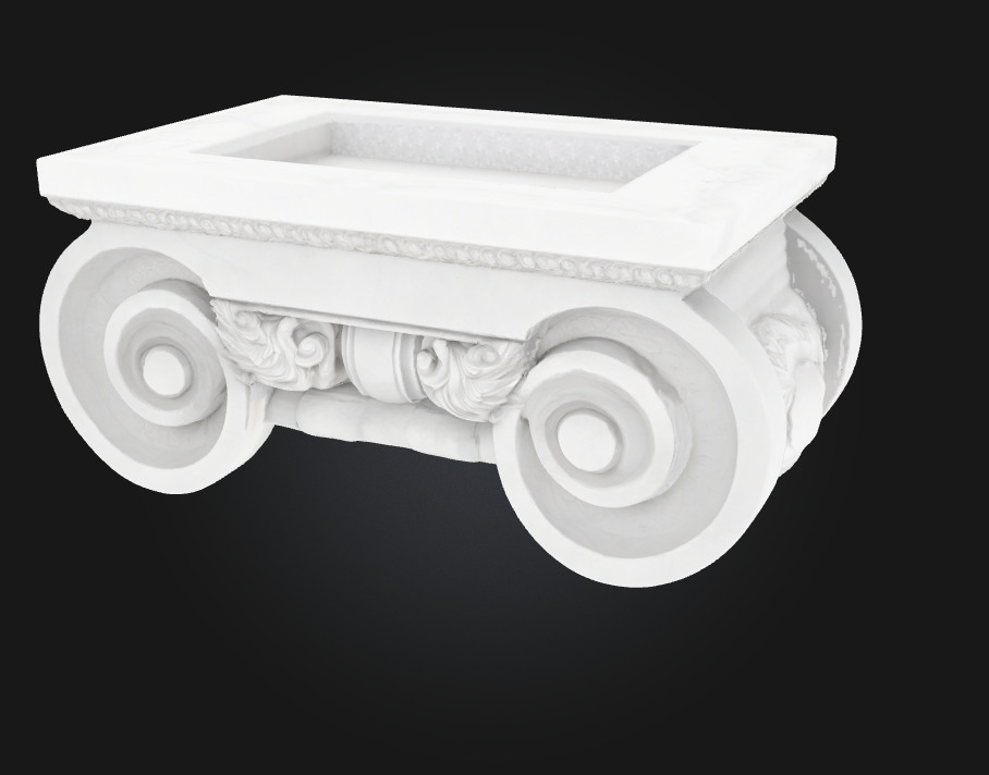 Ionian Bench Classical Elegance in Everyday Design 3D model_1