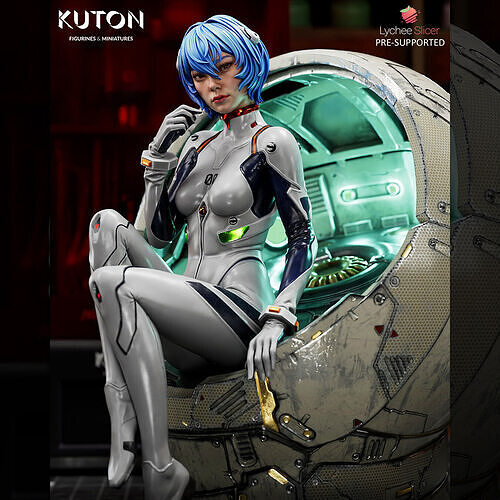 Rei Ayanami 3D print model