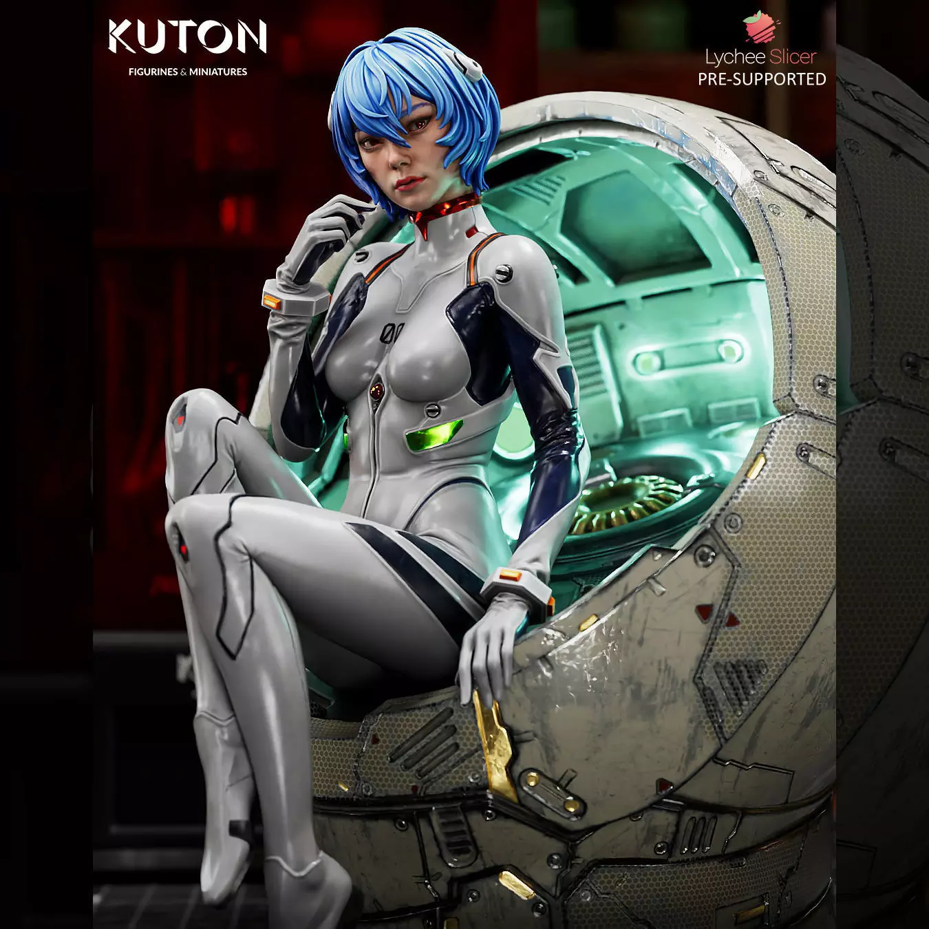 Rei Ayanami 3D print model