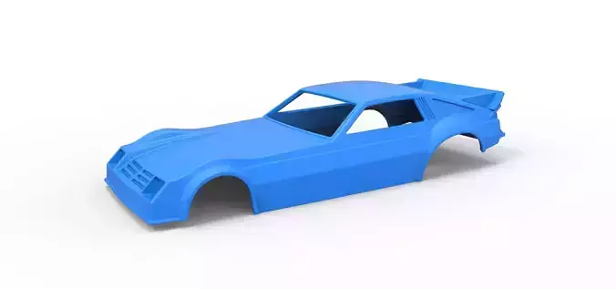 Shell of Vintage Funny Car Scale 1 to 25