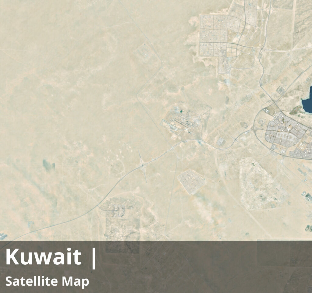 Kuwait Satellite Day 8k High resolution Maps and masks Texture_4