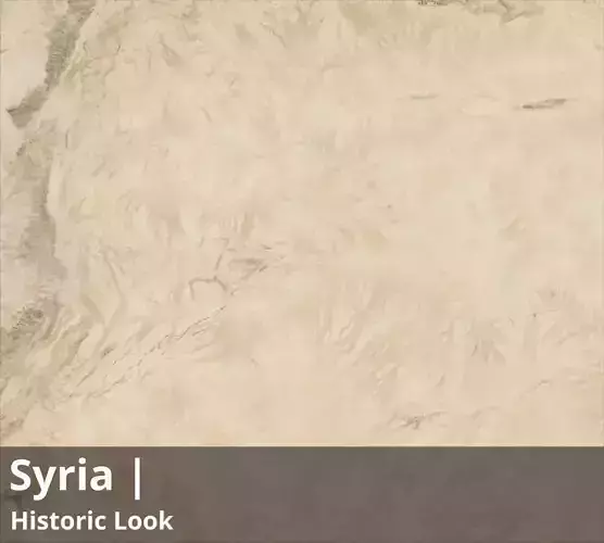 Syria Satellite Night 8k High resolution Maps and masks Texture