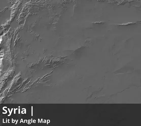 Syria  8k High resolution Maps and masks