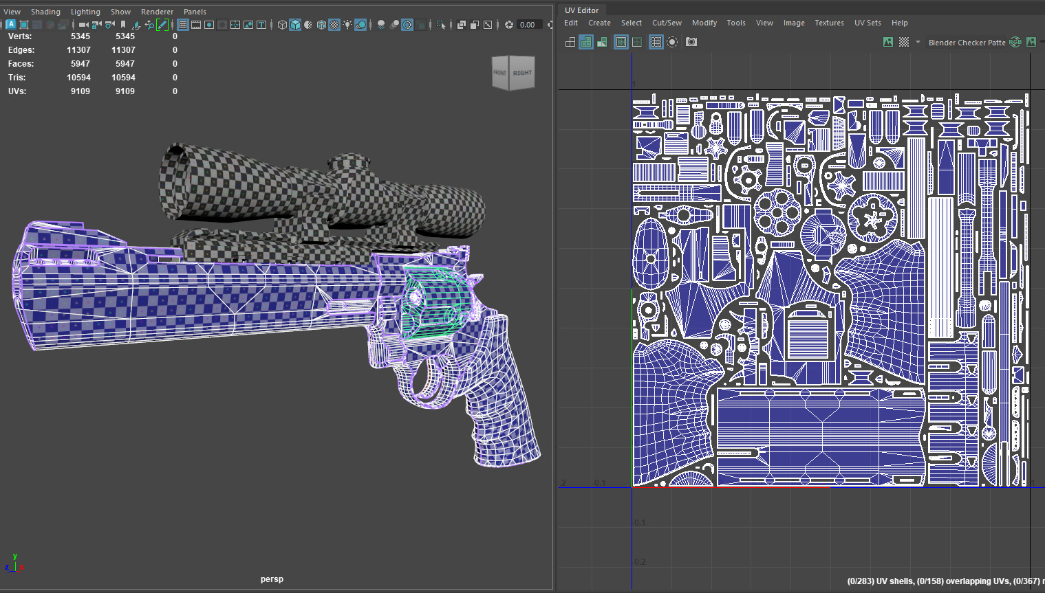 Taurus Raging Bull Low-poly 3D model_28