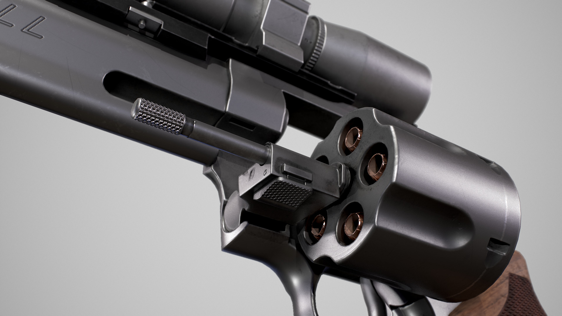 Taurus Raging Bull Low-poly 3D model_16