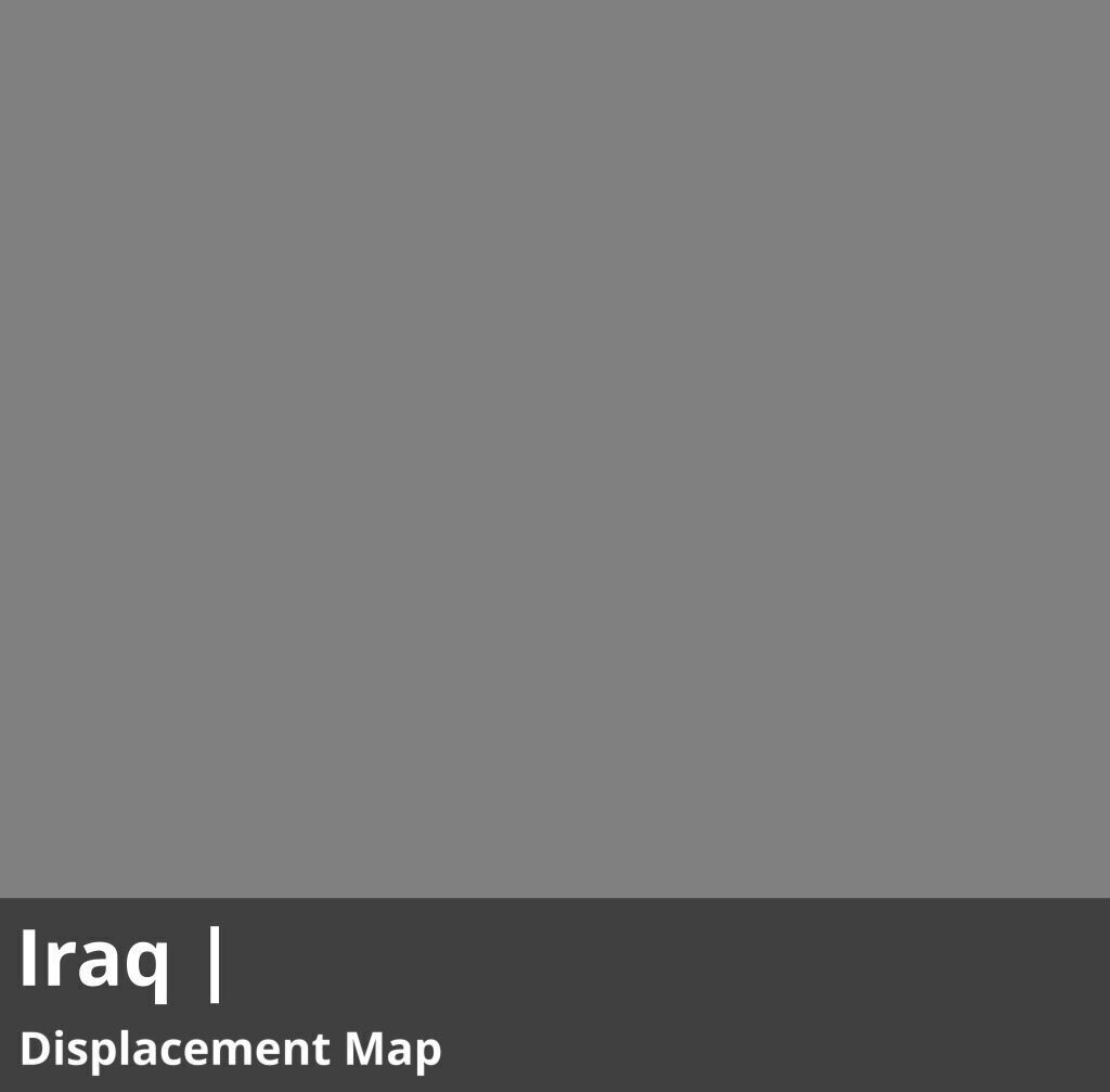 Iraq FBX 3D printable mesh Displacement 9k High resolution Maps Texture_4