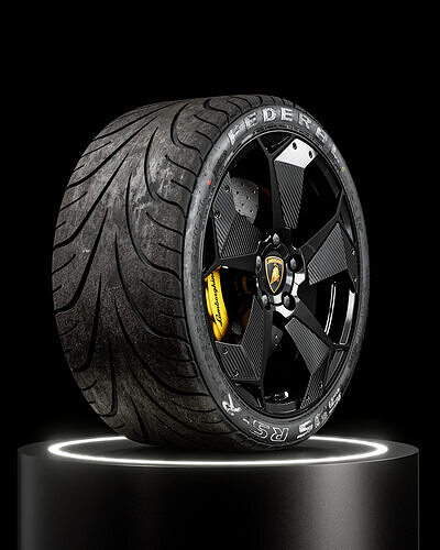 Federal 595 RS R 285 30 ZR18 XL 3D model 6