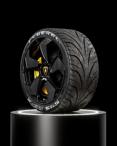 Federal 595 RS R 285 30 ZR18 XL 3D model