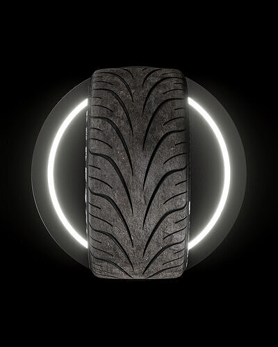 Federal 595 RS R 285 30 ZR18 XL 3D model 7