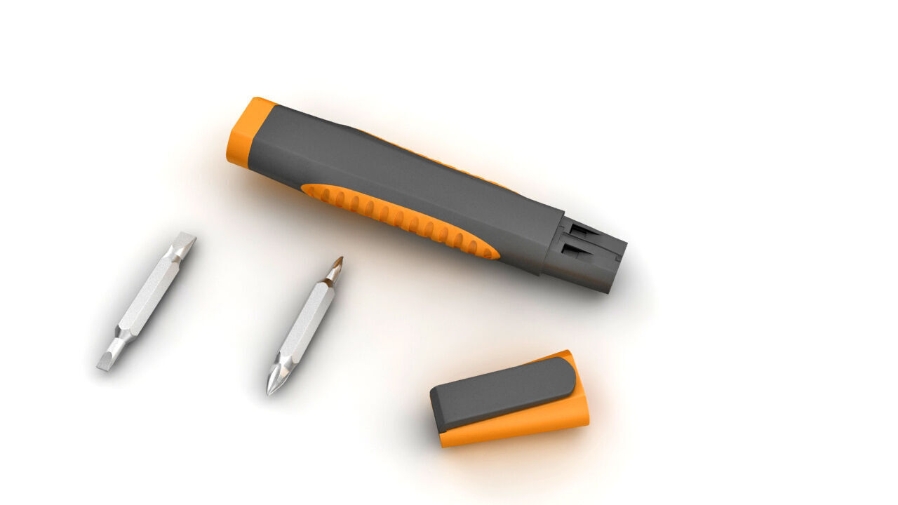 Multifunctional Screwdriver 3D model_20