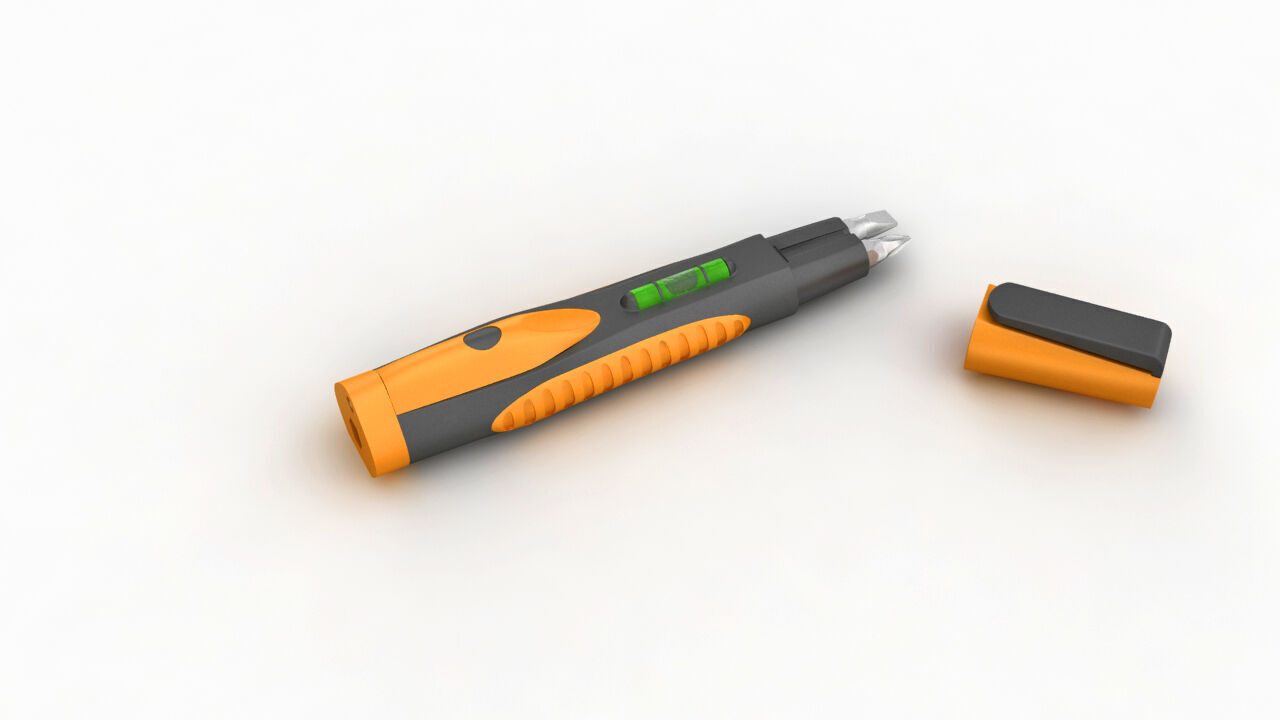 Multifunctional Screwdriver 3D model_15